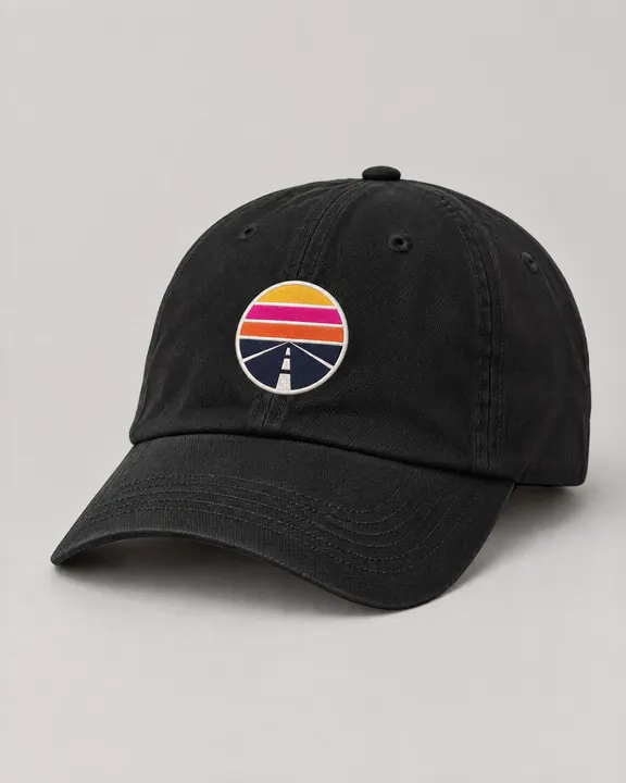 Hypeway Emblem Cap — Black