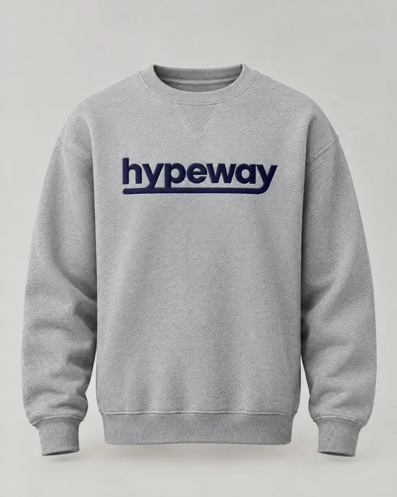 Hypeway Crewneck — Heather gray